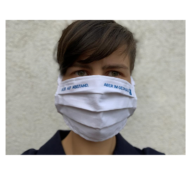 Mund-Nasen-Maske Mehr Demokratie 
